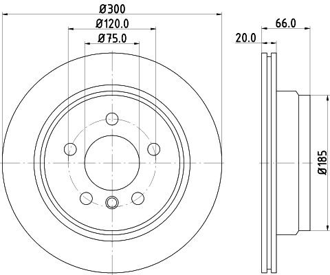 MINTEX MDC2356: Piduriketas Ø: 300mm, sisemine õhutus, Ø: 300mm, ilma rattakeskmeta, ilma rattalaagrita, ilma rattakinnituspoltideta