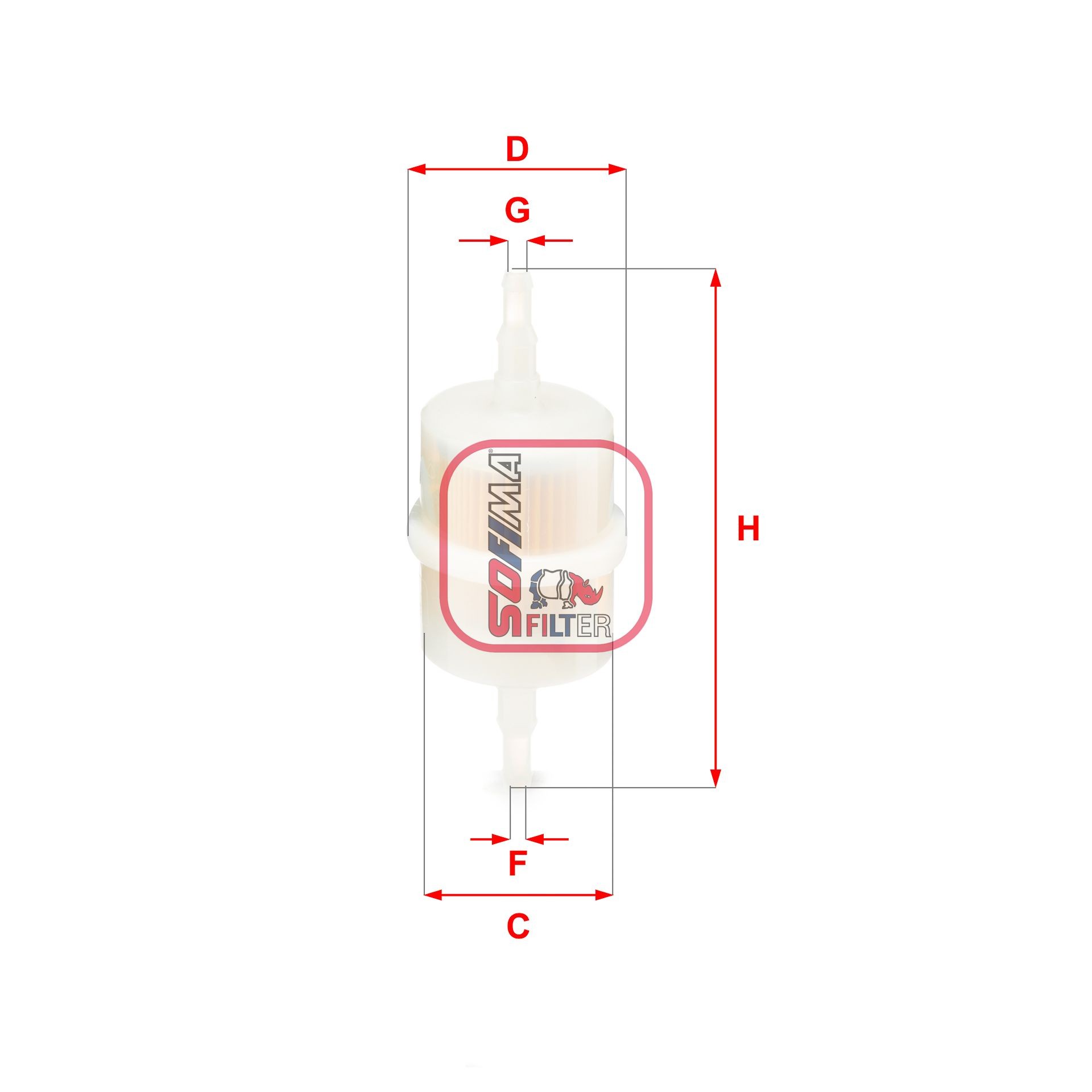 SOFIMA S 1012 B: Kütusefilter