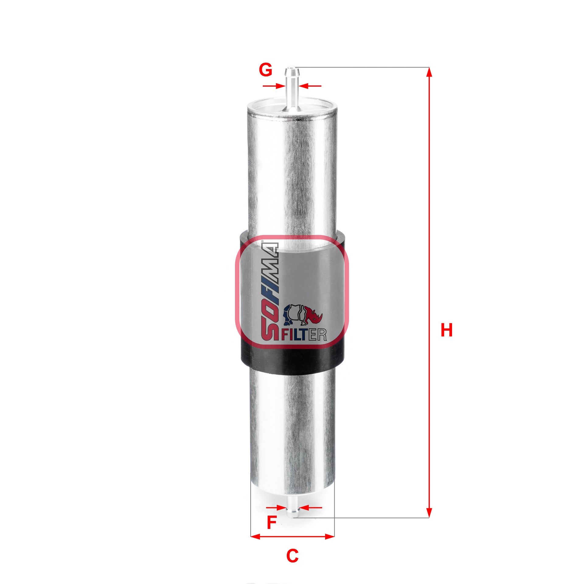 SOFIMA S 1569 B: Kütusefilter