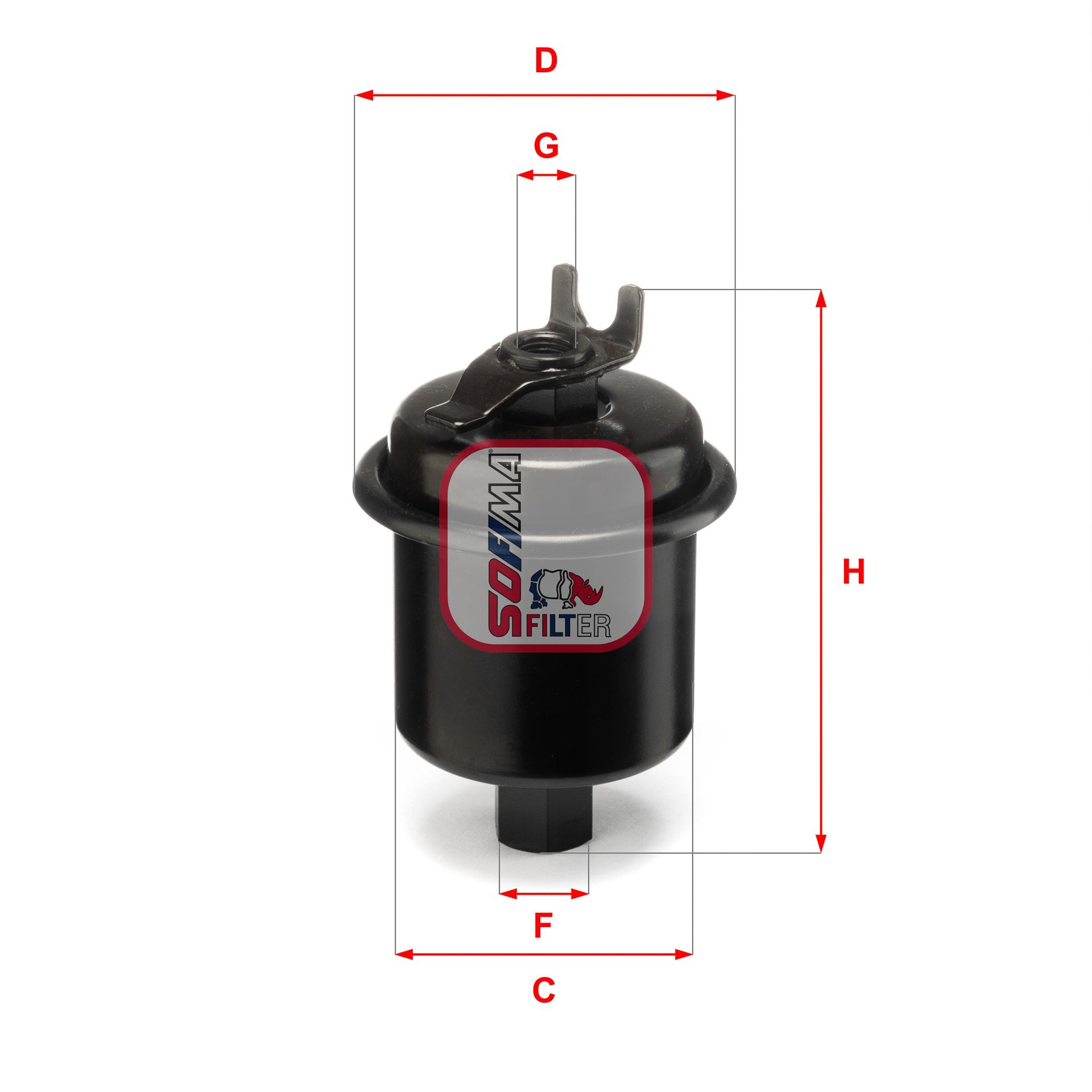 SOFIMA S 1621 B: Kütusefilter