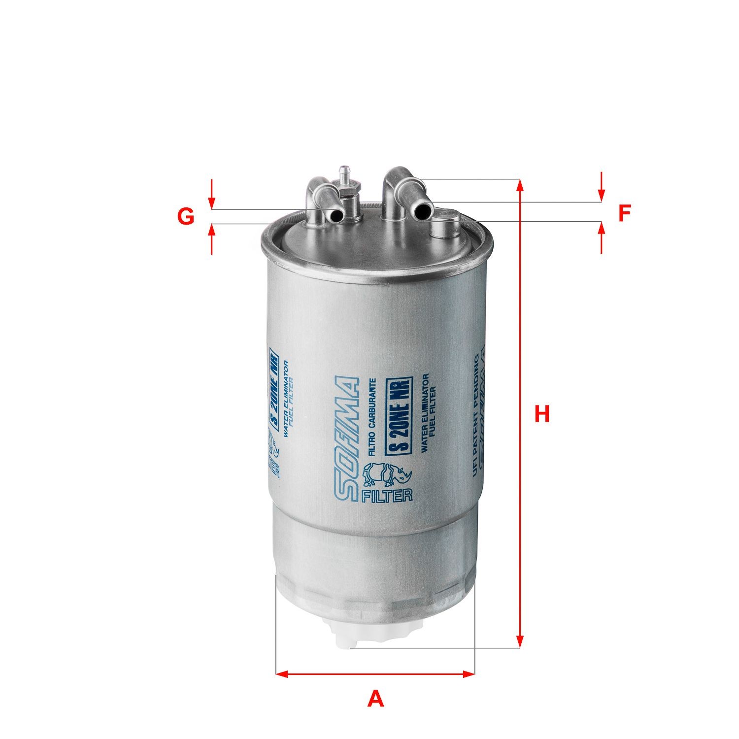 SOFIMA S 2ONE NR: Filtru combustibil