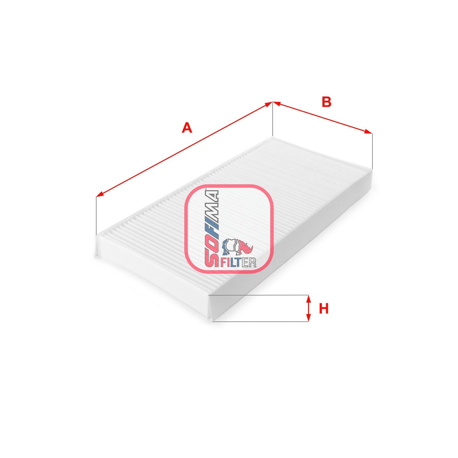 SOFIMA S 3034 C: Salono filtras dalelių filtras