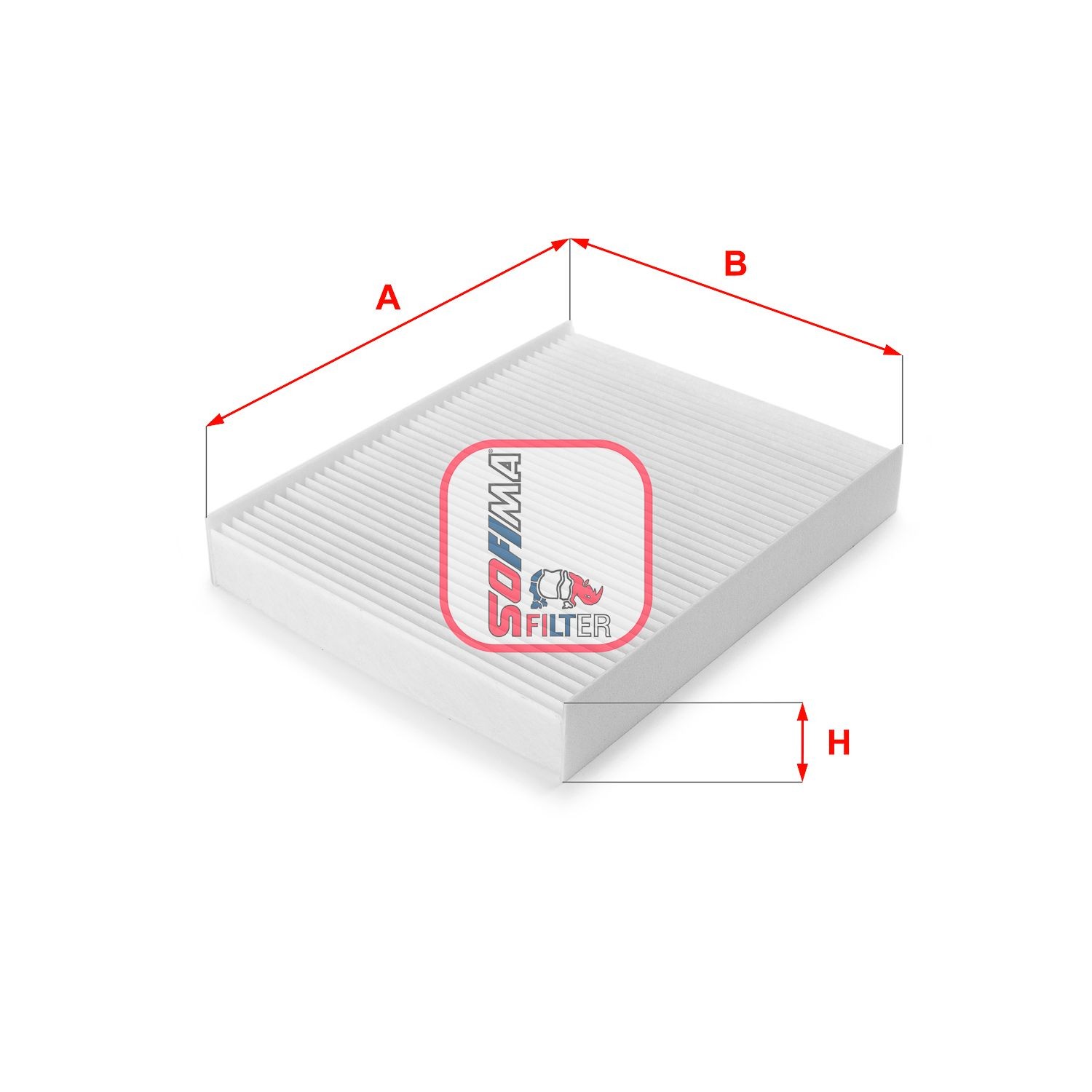 SOFIMA S 3076 C: Filtrs, Salona telpas gaiss Daļiņu filtrs