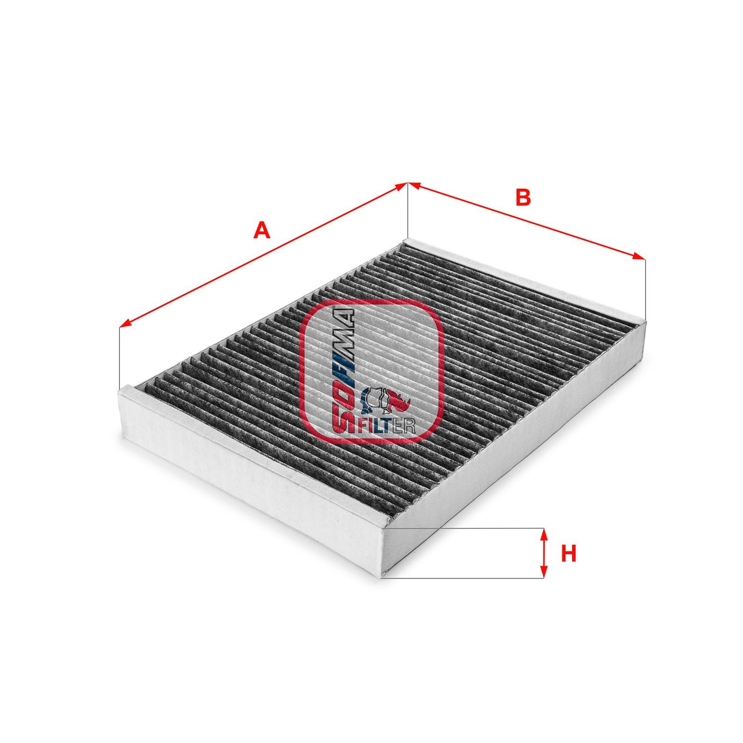 SOFIMA S 4101 CA: Filtrs, Salona telpas gaiss Aktivētās ogles filtrs