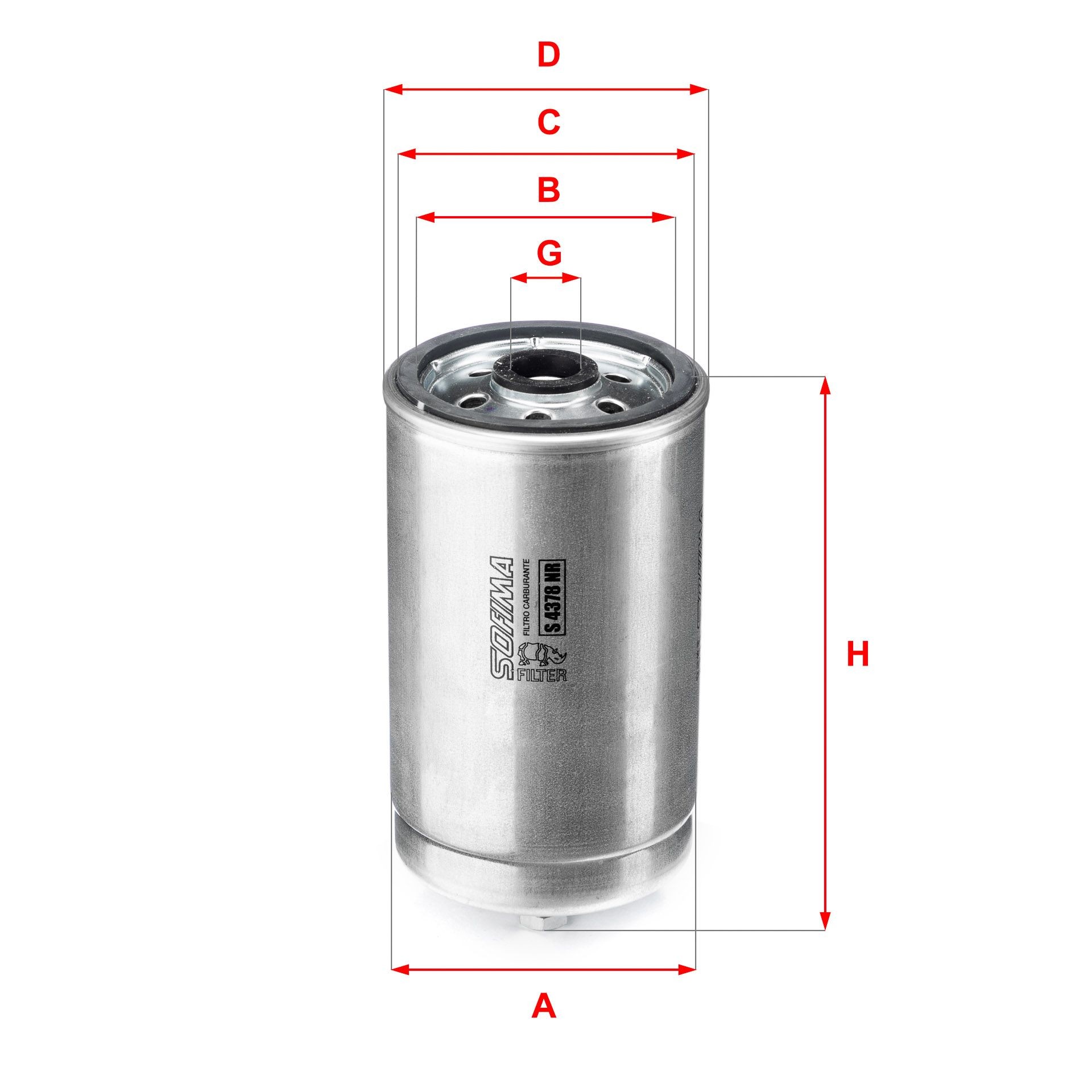 SOFIMA S 4323 NR: Kütusefilter