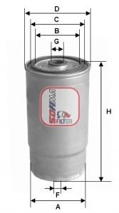 SOFIMA S 4379 NR: Kütusefilter