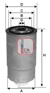 SOFIMA S 4384 NR: Kütusefilter
