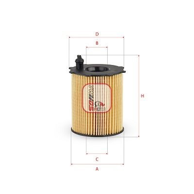 SOFIMA S 5037 PE: Õlifilter