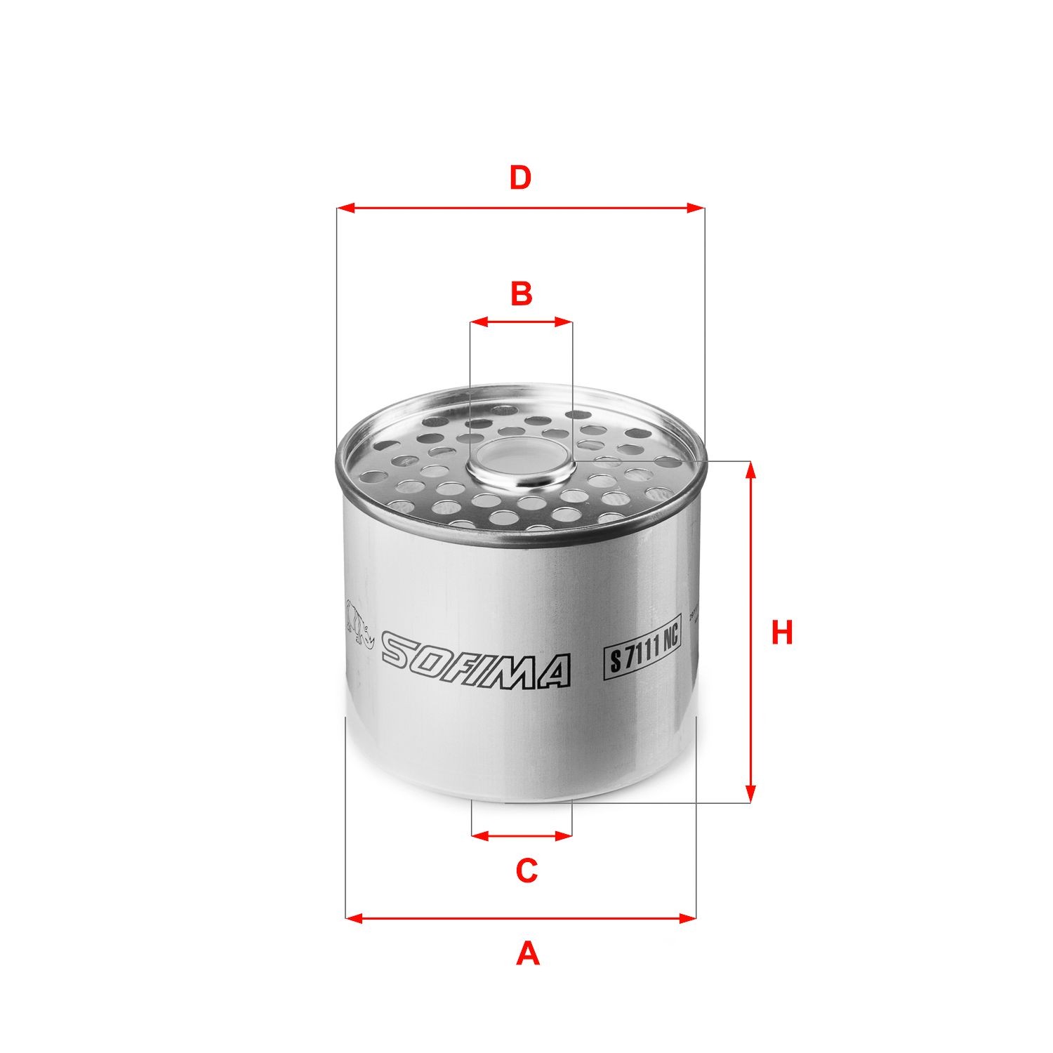 SOFIMA S 7111 NC: Kütusefilter