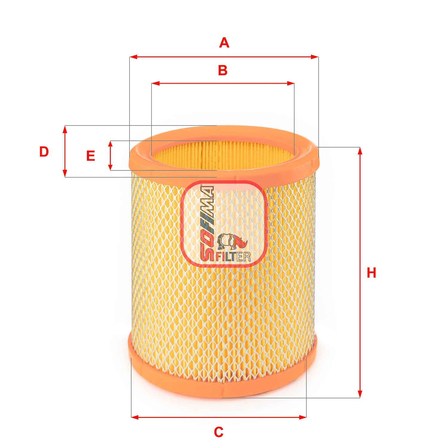 SOFIMA S 7196 A: Õhufilter