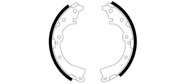TEXTAR 91036200: Set saboti frana fara maneta frana de mana