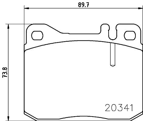 MINTEX MDB1180: Piduriklotsid