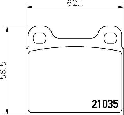 MINTEX MDB1068: Piduriklotsid