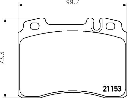 MINTEX MDB1503: Piduriklotsid