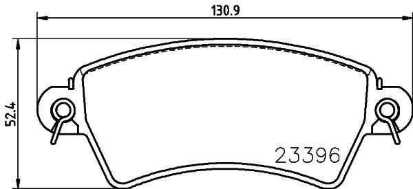 MINTEX MDB2012: Piduriklotsid koos pidurisadula kruvidega