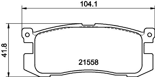MINTEX MDB1476: Piduriklotsid