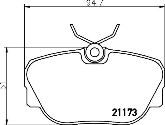 MINTEX MDB1583: Piduriklotsid