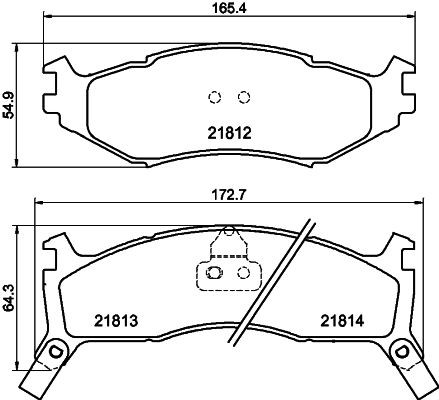 MINTEX MDB1789: Piduriklotsid