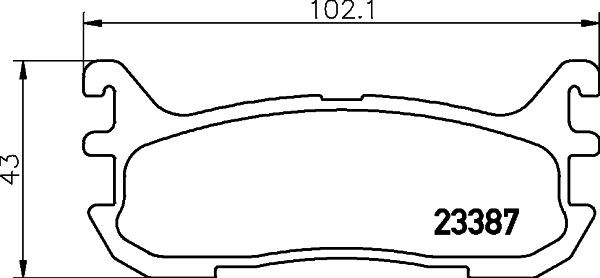 MINTEX MDB1893: Piduriklotsid