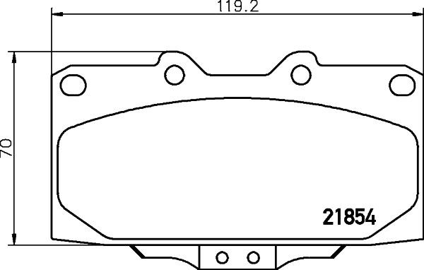 MINTEX MDB1748: Piduriklotsid