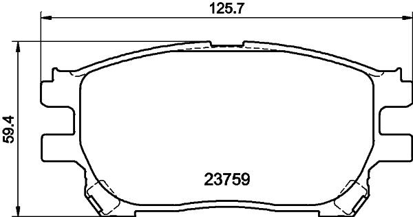 MINTEX MDB2558: Plaquettes de frein