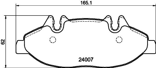 MINTEX MDB2678: Piduriklotsid koos pidurisadula kruvidega