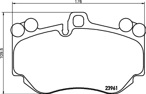 MINTEX MDB2741: Piduriklotsid vastukaaluga