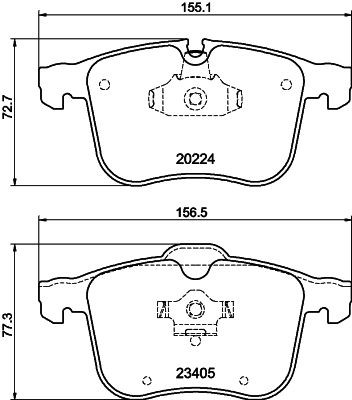 MINTEX MDB2764: Piduriklotsid