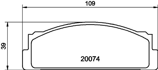 MINTEX MDB1008: Piduriklotsid