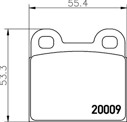 MINTEX MDB1012: Piduriklotsid