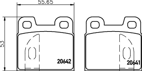MINTEX MDB1072: Plăcuțe de frână