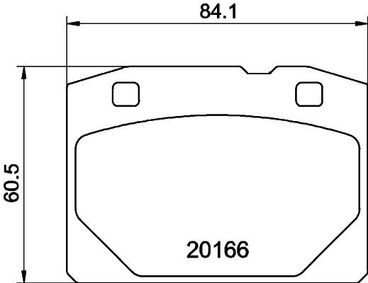 MINTEX MDB1074: Piduriklotsid