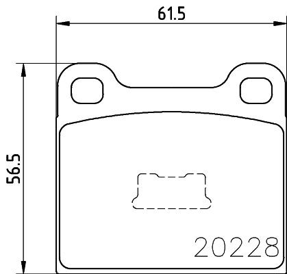 MINTEX MDB1081: Piduriklotsid