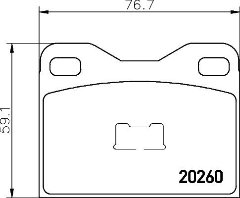 MINTEX MDB1102: Plăcuțe de frână