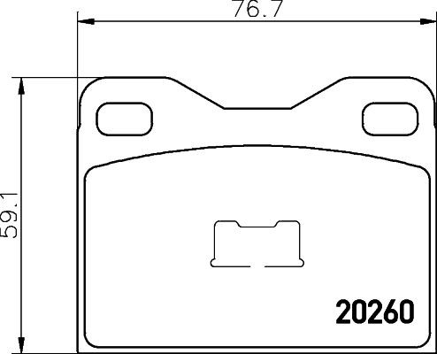 MINTEX MDB1103: Plaquettes de frein