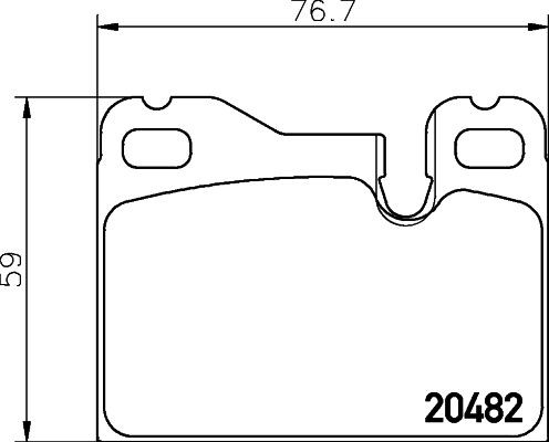 MINTEX MDB1133: Piduriklotsid