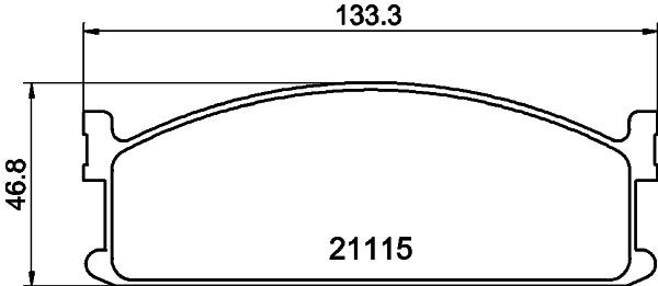MINTEX MDB1310: Piduriklotsid