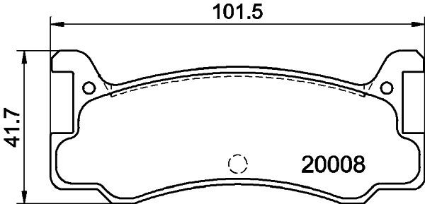 MINTEX MDB1358: Piduriklotsid