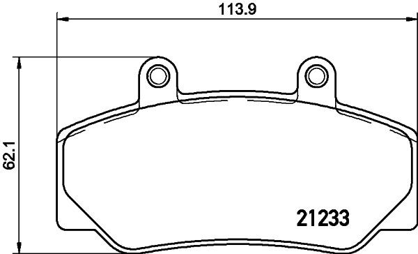 MINTEX MDB1415: Piduriklotsid koos lisadega