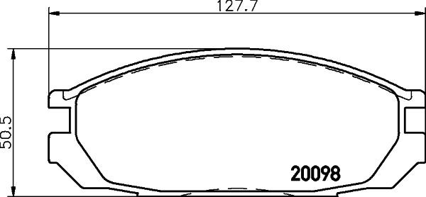 MINTEX MDB1452: Bromsbelägg