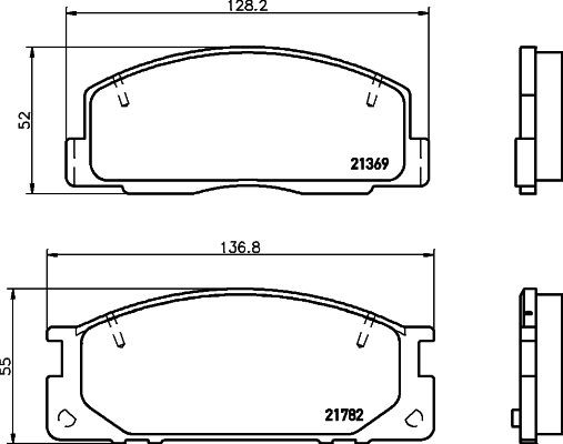 MINTEX MDB1465: Piduriklotsid