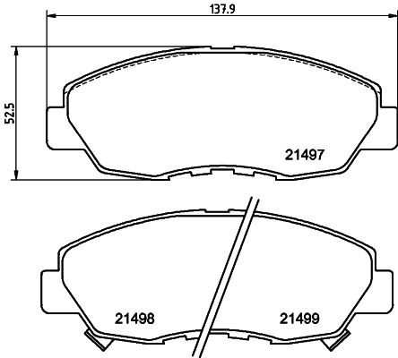 MINTEX MDB1533: Plăcuțe de frână