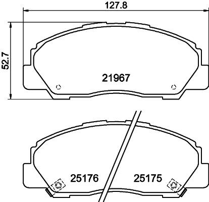 MINTEX MDB1592: Plăcuțe de frână