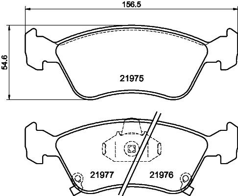 MINTEX MDB1892: Piduriklotsid