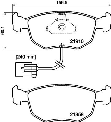 MINTEX MDB2193: Piduriklotsid