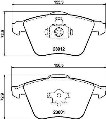 MINTEX MDB2749: Piduriklotsid