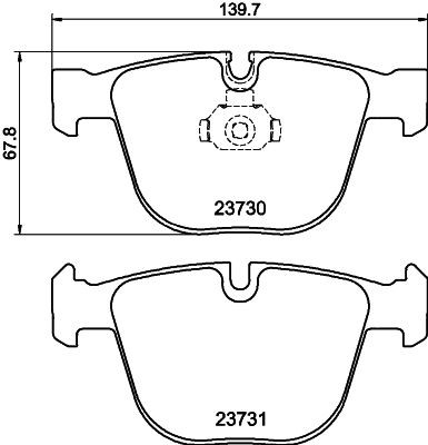 MINTEX MDB2765: Piduriklotsid