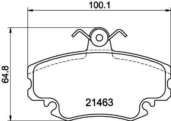 MINTEX MDB2192: Piduriklotsid
