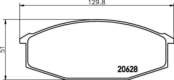TEXTAR 2062801: Piduriklotsid