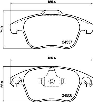 MINTEX MDB2891: Piduriklotsid